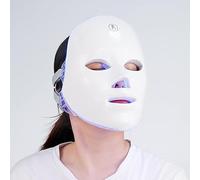 Masque facial à LED, masque de thérapie photon, sans fil 7 couleurs, masque LED rajeunissant la peau pour le visage anti-âge