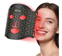 Masque facial à LED pour thérapie par la lumière rouge - Traitement facial à 7 couleurs avec technologie infrarouge pour la réparation de la peau, anti-âge et soulagement de l'acné - Masque de