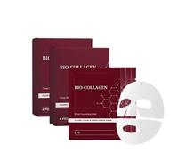 Masque facial au collagène, véritable masque profond au bio collagène, masque hydrogel hydratant de nuit, repulpe la peau et améliore l'élasticité, soins personnels pour femmes et hommes (2 Set)