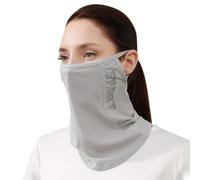 Masque facial avec protection solaire Cagoule pour homme Mince et Respirant Idéal sous un vélo Tissu à séchage rapide pour course à pied Sports de plein air, Gris clair., A