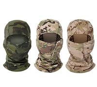 Masque Facial Balaclava Protection UV Cagoule de Cyclisme Masque Coupe-Vent Respirant Sports d'extérieur Masque Complet Casque Doublure pour Moto Vélo Tactique