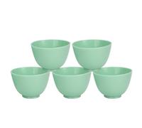 Masque facial bol à domicile ensemble 5 pcs Impact vert clair résistant à un nettoyage facile portable