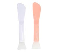 Masque facial brosse Silicone masque de boue faciale brosse applicateur de boue faciale pour lotion pour le corps mélangé 2 pièces