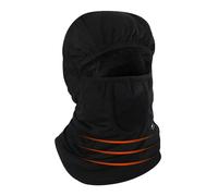 Masque facial chauffant, thermique, coupe-vent, noir, L