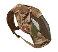 Masque Facial de Combat en Maille d'acier V3, Protection Intégrale | Équipement Hema en Filet, Acier et Tissu Oxford, Entraînement Extérieur, Exercices, Fête Halloween