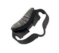 Masque facial de rechange pour 3 rembourrage en cuir PU Pont de nez réglable Cadre imprimé Pression réduite Accessoires anti-buée