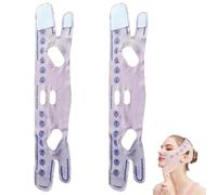 Masque facial de sommeil réglable avec ceinture amincissante élastique tirant et serrant le masque facial respirant soins de la peau en forme de V masque facial de sommeil pour femme avec cadeau