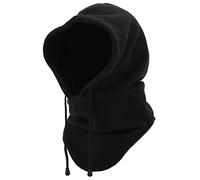 Masque Facial d'hiver, Casquette de Cyclisme d'hiver Coupe-Vent Capuche D'équitation Coupe-Vent d'hiver Couvre-Chef de Snowboard avec Bouclier Facial Foulard Noir