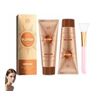 Masque facial éclaircissant anti-taches 2025, essence détachante à base de plantes, effet Luminance Boost Spot-Dissolve, lissage des rides, nettoyage des pores, masque facial en profondeur amovible