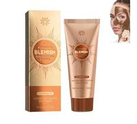 Masque facial éclaircissant et détachant, masque à base de plantes pour enlever les taches, masque facial Peel-Off pour le visage, éclaircissant et rajeunissant pour tous les types de peau (1 pièce)
