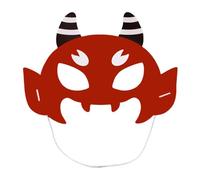 Masque facial en forme de pour | Jolis cadeaux de fête, masque créatif pour danse, spectacle, jeu de rôle