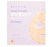 Masque facial en gel éclaircissant avec resvératrol et niacinamide - Patchology Bubbly - Masque hydrogel pour le visage qui protège et illumine le visage tout en soutenant le teint même de la peau.