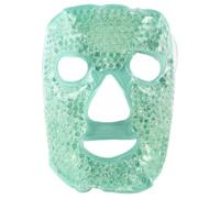 Masque Facial en Gel Réutilisable pour Soins du Visage Froids | PVC Vert, Couche Protectrice Lavable, Hydrothérapie Apaisante, Aide à Calmer les Yeux Sommeil