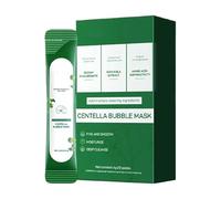Masque facial en mousse - Nettoyage en profondeur avec mousse - Lingettes hydratantes - Naturellement organique - Raffermissant, apaisant et purifiant