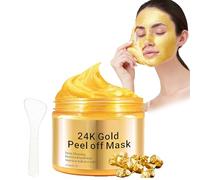 Masque Facial En Or 24 K,Gold Point Noir Masque,Pores Nettoyants en Profondeur,masque gold,Resserre Les Pores et Nourrit La Peau,Masque Peel Off pour Le Traitement Facial Anti-âge Anti-rides