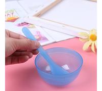 Masque Facial En Plastique Bol Bâton Brosse Ensemble Mélange Application Bricolage Soins Du Visage Maquillage Outils Kit Professionnel Masque Outil