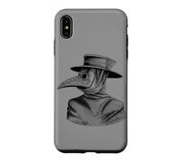 Masque Facial Goth Médiéval Peste Docteur Coque pour iPhone XS Max