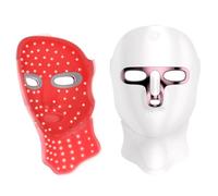 Masque facial LED 7 couleurs Visage et cou Photon Rajeunissement de la peau Blanchiment, Anti-rides, Illuminant, Anti-âge Rechargeable Soins du visage Traitement de beauté