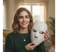 Masque Facial LED Multicolore Rechargeable (Luminothérapie Pro)