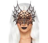 Masque facial pailletÃ©s femme Leg Avenue Noir TU