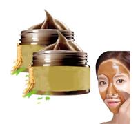 Masque facial pelable au ginseng coréen, masque facial au ginseng, masque anti-âge au ginseng pour le visage, masques pelables, masque facial au ginseng naturel à base de plantes (2PCS)
