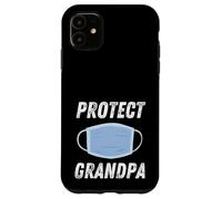 Masque Facial Protect Grandpa pour sensibiliser à la santé publique Coque pour iPhone 11