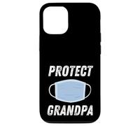 Masque Facial Protect Grandpa pour sensibiliser à la santé publique Coque pour iPhone 12/12 Pro