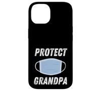 Masque Facial Protect Grandpa pour sensibiliser à la santé publique Coque pour iPhone 14
