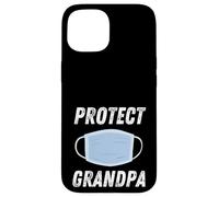Masque Facial Protect Grandpa pour sensibiliser à la santé publique Coque pour iPhone 15