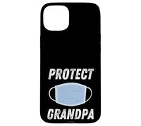 Masque Facial Protect Grandpa pour sensibiliser à la santé publique Coque pour iPhone 15 Plus