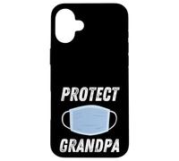 Masque Facial Protect Grandpa pour sensibiliser à la santé publique Coque pour iPhone 16 Plus