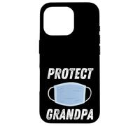 Masque Facial Protect Grandpa pour sensibiliser à la santé publique Coque pour iPhone 16 Pro