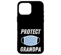 Masque Facial Protect Grandpa pour sensibiliser à la santé publique Coque pour iPhone 16 Pro Max