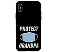 Masque Facial Protect Grandpa pour sensibiliser à la santé publique Coque pour iPhone X/XS