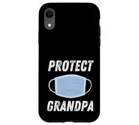 Masque Facial Protect Grandpa pour sensibiliser à la santé publique Coque pour iPhone XR