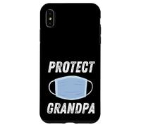 Masque Facial Protect Grandpa pour sensibiliser à la santé publique Coque pour iPhone XS Max