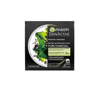 Garnier Skinactive Masque facial tissu noir Charbon pur 1 unité