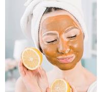 Masque facial purifiant avec miel et citron, traitement hydratant pour la peau, masque détox fait maison