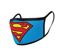 Masque facial sous licence Pyramid Dc Comics - Superman Logo Bleu TU