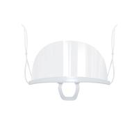 Masque facial transparent anti-buée - Spray salive Chef Spit Bouche Bouche Bouche Protection alimentaire Bouche en plastique pour hôtel, cuisine, restaurant | (1 pièce)