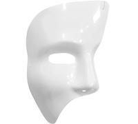 Masque fantôme blanc, taille adulte, 1 pièce