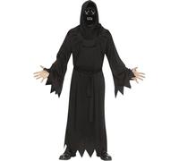 Masque fantôme lumineux - Taille adulte, noir Fun World