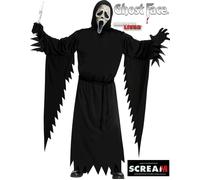 Scream Kids Adultes sous Licence Déguisement Halloween Masque Visage de Fantôme