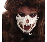 MASQUE FAUVE SQUELETTE BLANC
