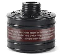 Masque filtrant gaz de 40 mm, unique filtre à charbon actif contre les vapeurs, la poussière, la peinture, la pulvérisation, la soudure