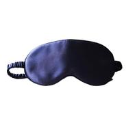 Masque for les yeux en soie naturelle, ombre douce, Patch for les yeux, respirant, Bandage sur les yeux for dormir(Dark blue)