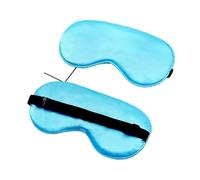 Masque for les yeux en soie Pure, 1 pièce, masque de sommeil naturel, ombre for les yeux, Patch for les yeux, for femmes et hommes, bandeau doux et Portable, Patch for les yeux de voyage(Color-6)