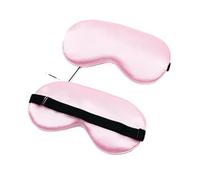 Masque for les yeux en soie Pure, 1 pièce, masque de sommeil naturel, ombre for les yeux, Patch for les yeux, for femmes et hommes, bandeau doux et Portable, Patch for les yeux de voyage(Color-3)