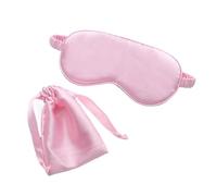 Masque for les yeux en soie Pure, ombrage Double face, masque for les yeux, cache-yeux, bandeau, santé, bouclier de sommeil léger(With A Bag-02)
