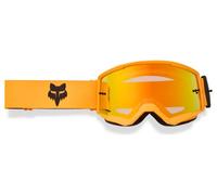 FOX Main Core Mirrored Lens Lunettes de motocross, noir-jaune pour homme